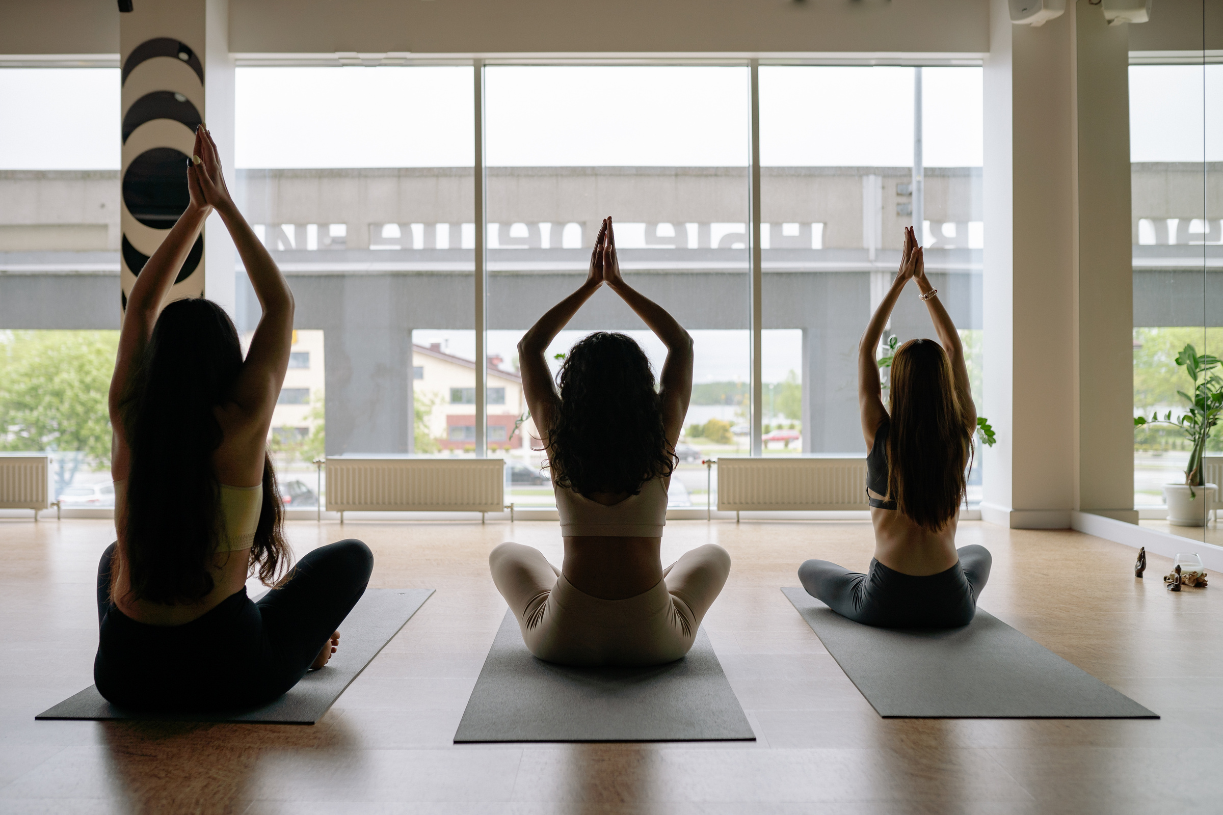  Women in a Yoga Class